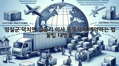임실군 덕치면 일중리 이사, 똑똑하게 예약하는 법 꿀팁 대방출! 🚚💨
